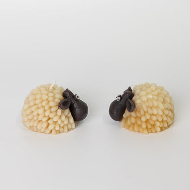 Beeswax sheep candle