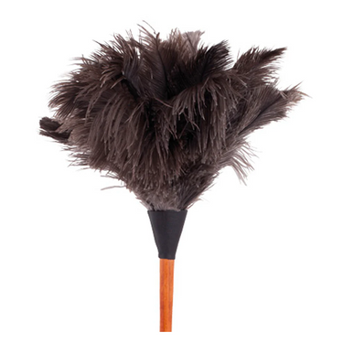 brown ostrich feather duster