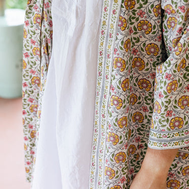 Anokhi mid length cotton kimono