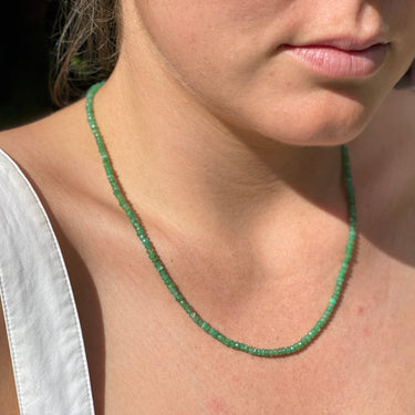 gemstone tassel necklace