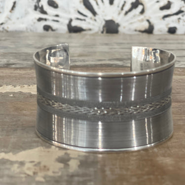 traditional Balinese-style sterling silver cuff