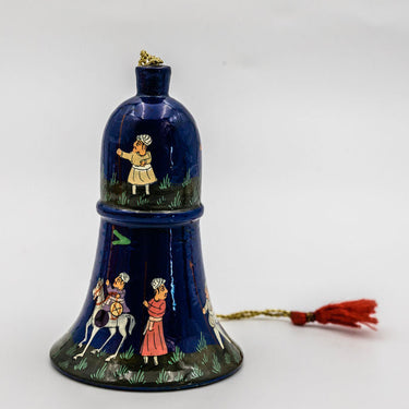 papier mache christms bell