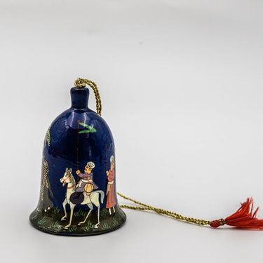 papier mache christmas bell