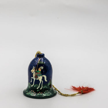 papier mache christmas bell