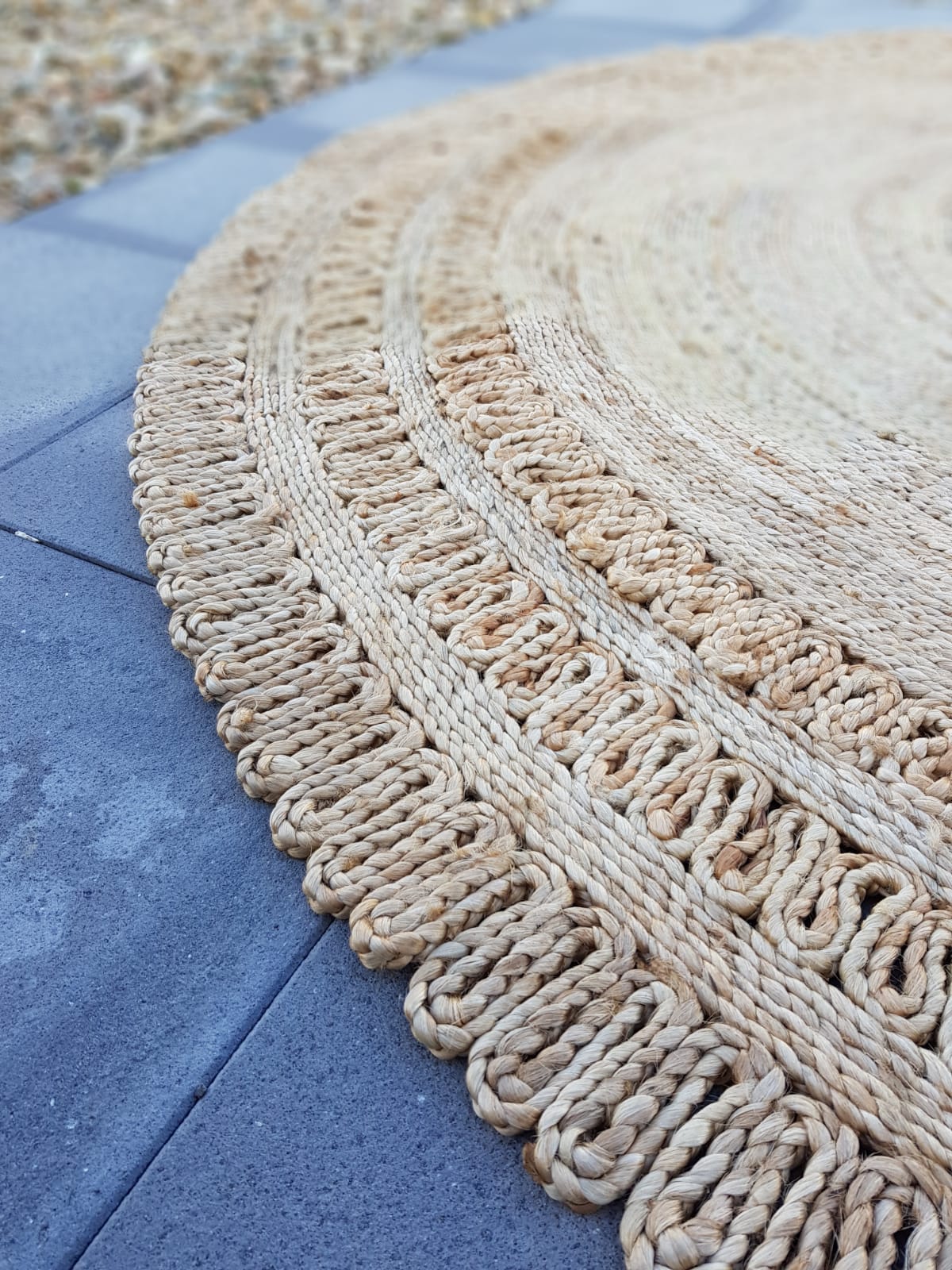handwoven round jute rug – MerchantCampbell