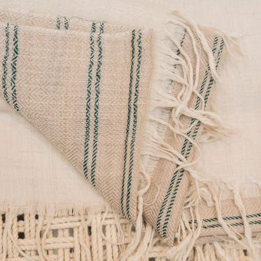 Hand-loomed cashmere wrap