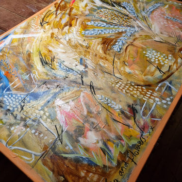 Tea and Flowers (120cm x 90cm)