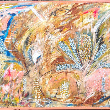 Tea and Flowers (120cm x 90cm)