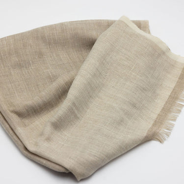 hand-loomed natural cashmere shawl
