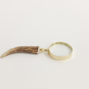 antler handle magnifying glass