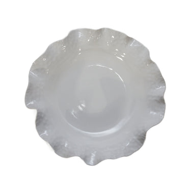 White Ceramic Irregular Bowl