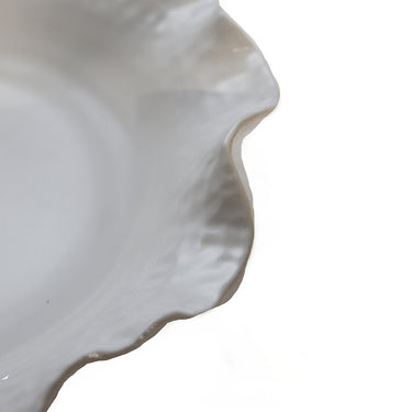 White Ceramic Irregular Bowl