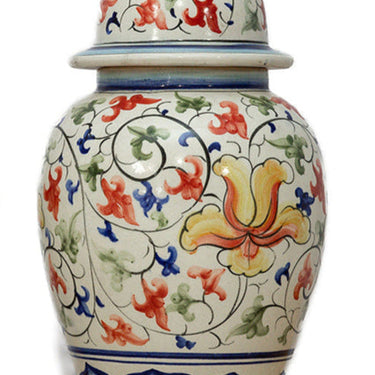 Finial Topped Ginger Jar