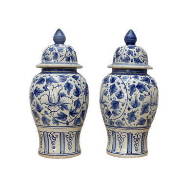 Finial Topped Ginger Jar