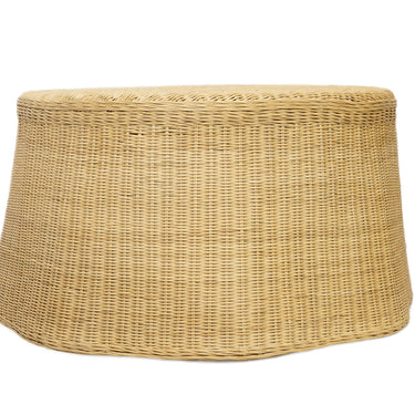 Ruffle Rattan Coffee Table