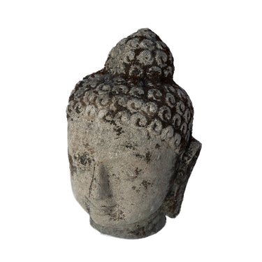 Carved Stone Buddha Head