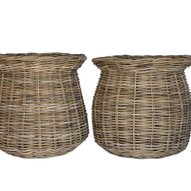 Kubu rattan pot plant basket