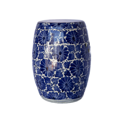 Ceramic Hand Painted Drum Stool