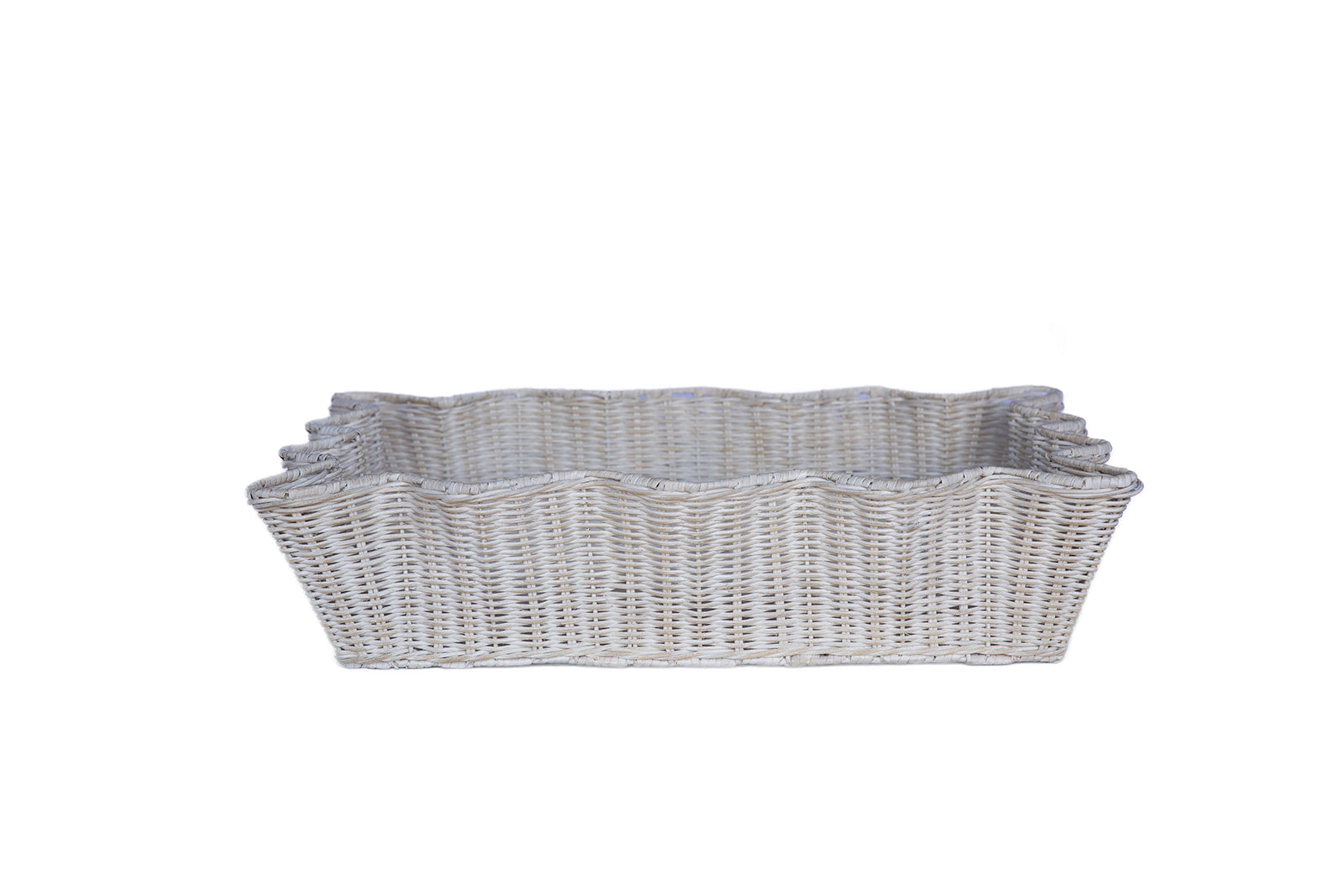 Plastic Ruffle Tray Ruffle Edge Rattan Tray – MerchantCampbell