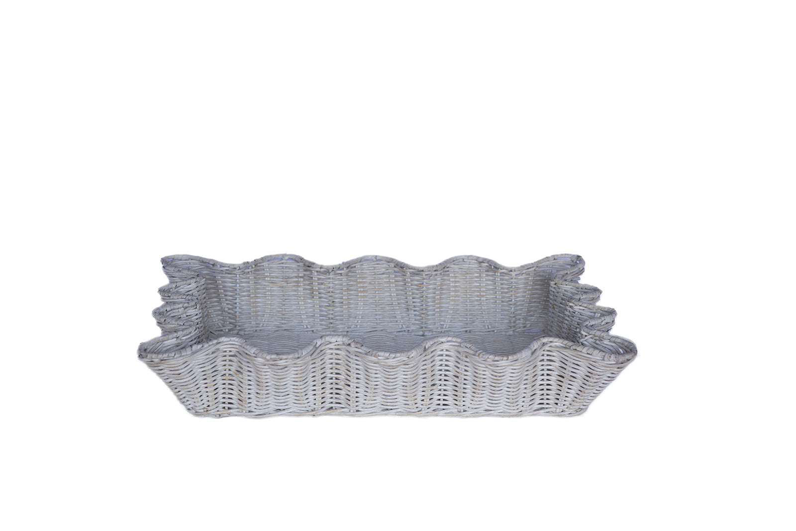 Plastic Ruffle Tray Ruffle Edge Rattan Tray – MerchantCampbell