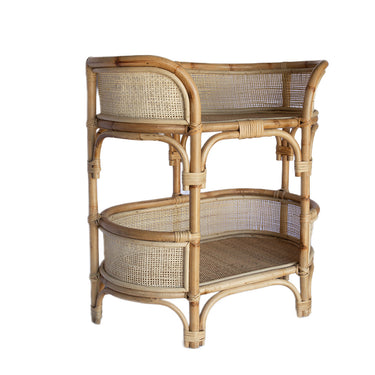 rattan drinks stand