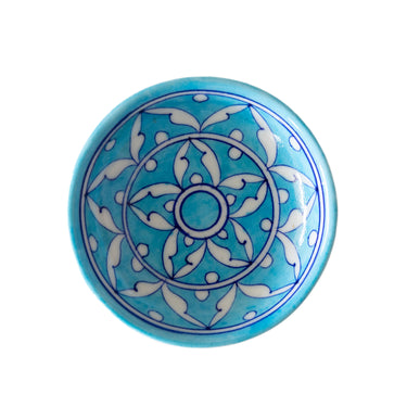 Ceramic bowl with geometric design 