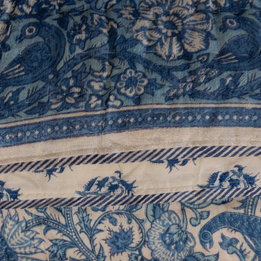 Silk Hand Block Printed Quilt