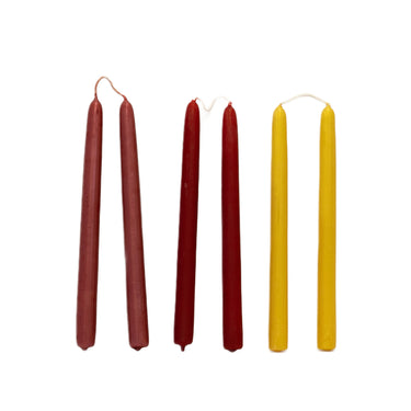 Beeswax Christmas Dinner Candles