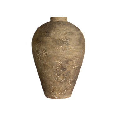 Rustic Sealed Terracotta Lily Urn