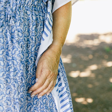 Anokhi floral cotton kaftan
