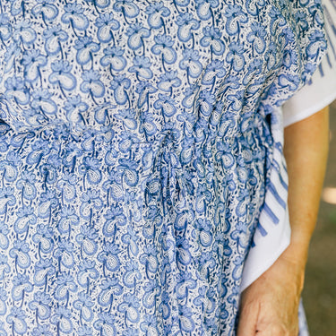 Anokhi floral cotton kaftan
