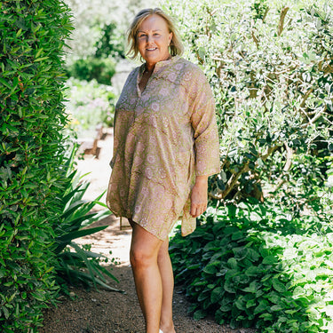 Anokhi Block Printed Voile Overshirt