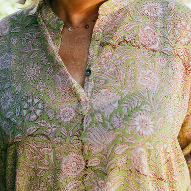 Anokhi Block Printed Voile Overshirt