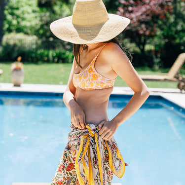 Anokhi Block Printed Cotton Sarong