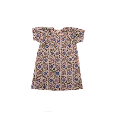 Multicolour Block Printed Cotton Nightie