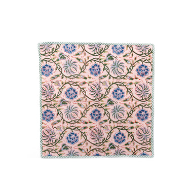 Multicolour Hand Block Printed Cotton Cushion Covers — 50 x 50 cm