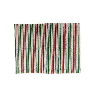 Multicolour Block Printed Cotton Canvas Placemats (2)