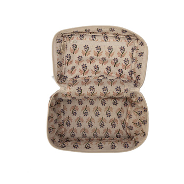 Multicolour Block Printed Beauty Case