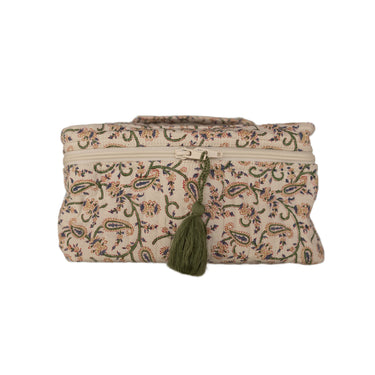 Multicolour Block Printed Beauty Case