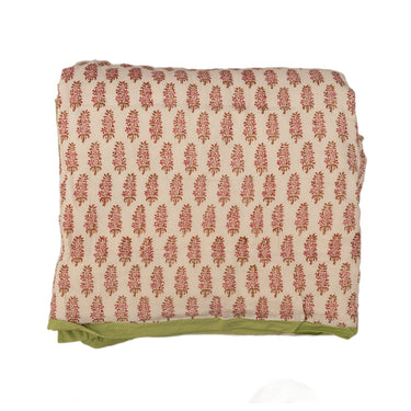 Anokhi Cotton Block Printed Baby Cot Quilt