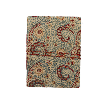 Anokhi Block Printed Fabric Covered Notebook with String Tie