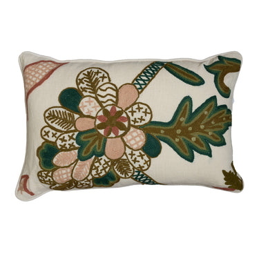 Crewelwork cushion covers