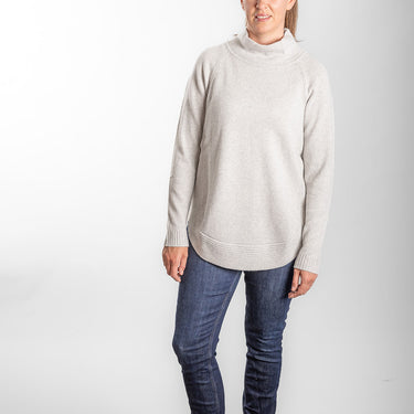 90/10 Merino & Cashmere Funnel Neck Jumper