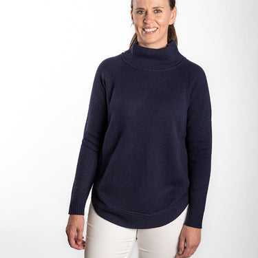 90/10 Merino & Cashmere Funnel Neck Jumper