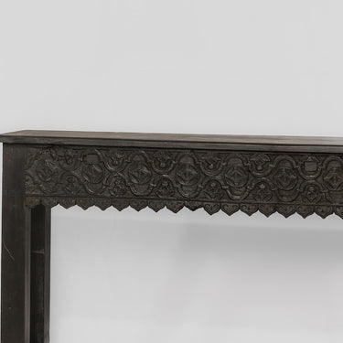 Black Carved Console Table