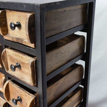 Brick mould set of drawers