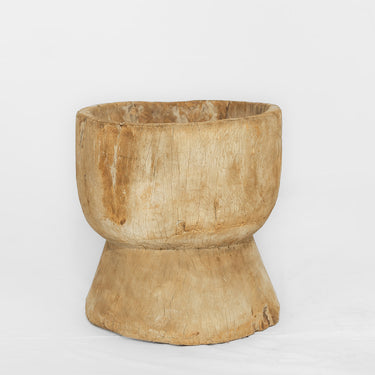 Vintage Wooden Okhali
