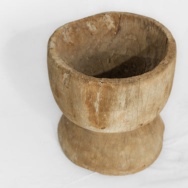 Vintage Wooden Okhali
