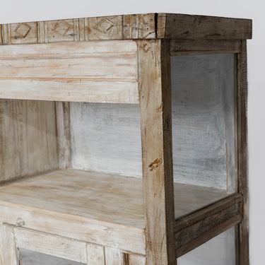 timber glass sideboard