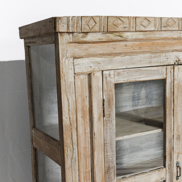 timber glass sideboard